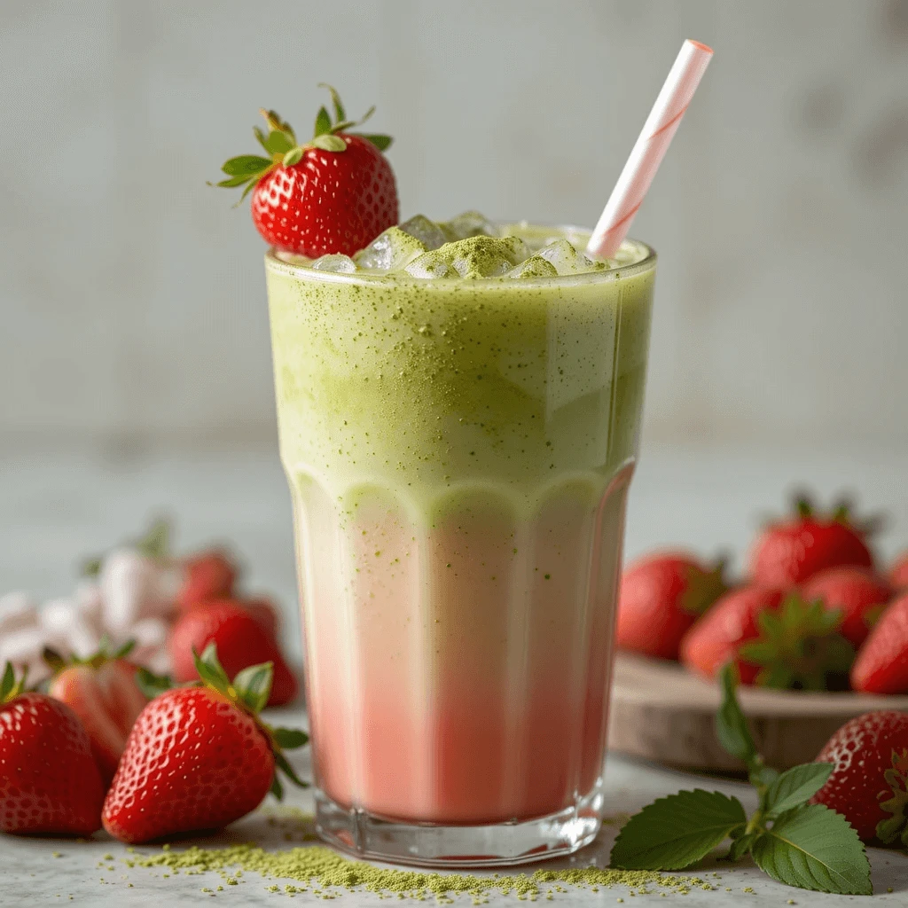 The Ultimate Guide to Strawberry Matcha Latte (Iced)