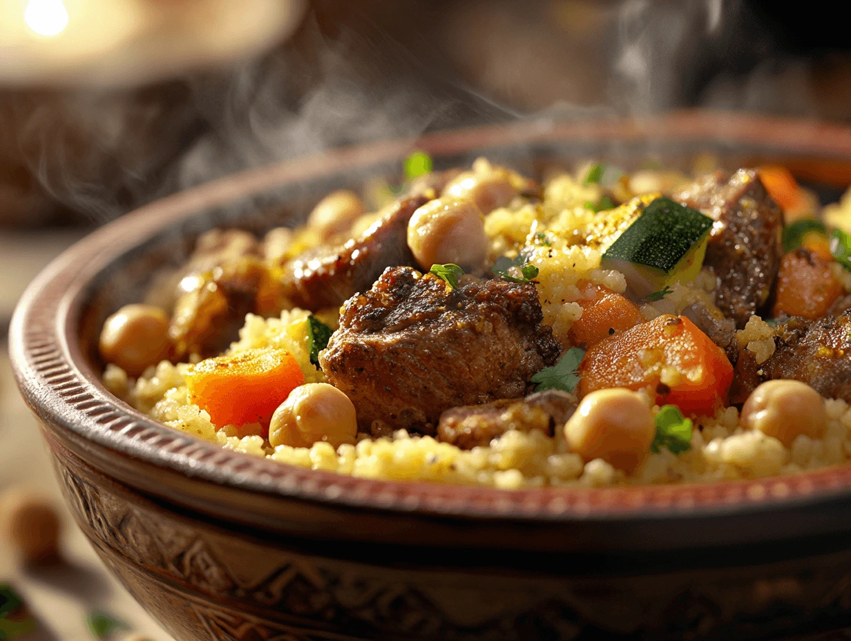 moroccan-couscous-side-dishes.jpg Traditional Moroccan side dishes served with couscous marocain"