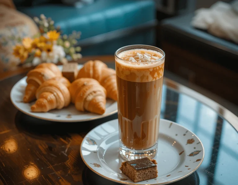 Iced Brown Sugar Shaken Espresso: The Ultimate Guide to This Trendy Drink 11 Iced Brown Sugar Shaken Espresso with Pastries and Chocolate Cake