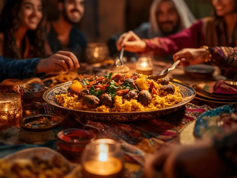 Couscous Marocain: The Ultimate Guide to Morocco’s Iconic Dish 3 Commonly served with side dishes like harira soup, Moroccan salads, harissa paste, and vegetable dips like zaalouk.