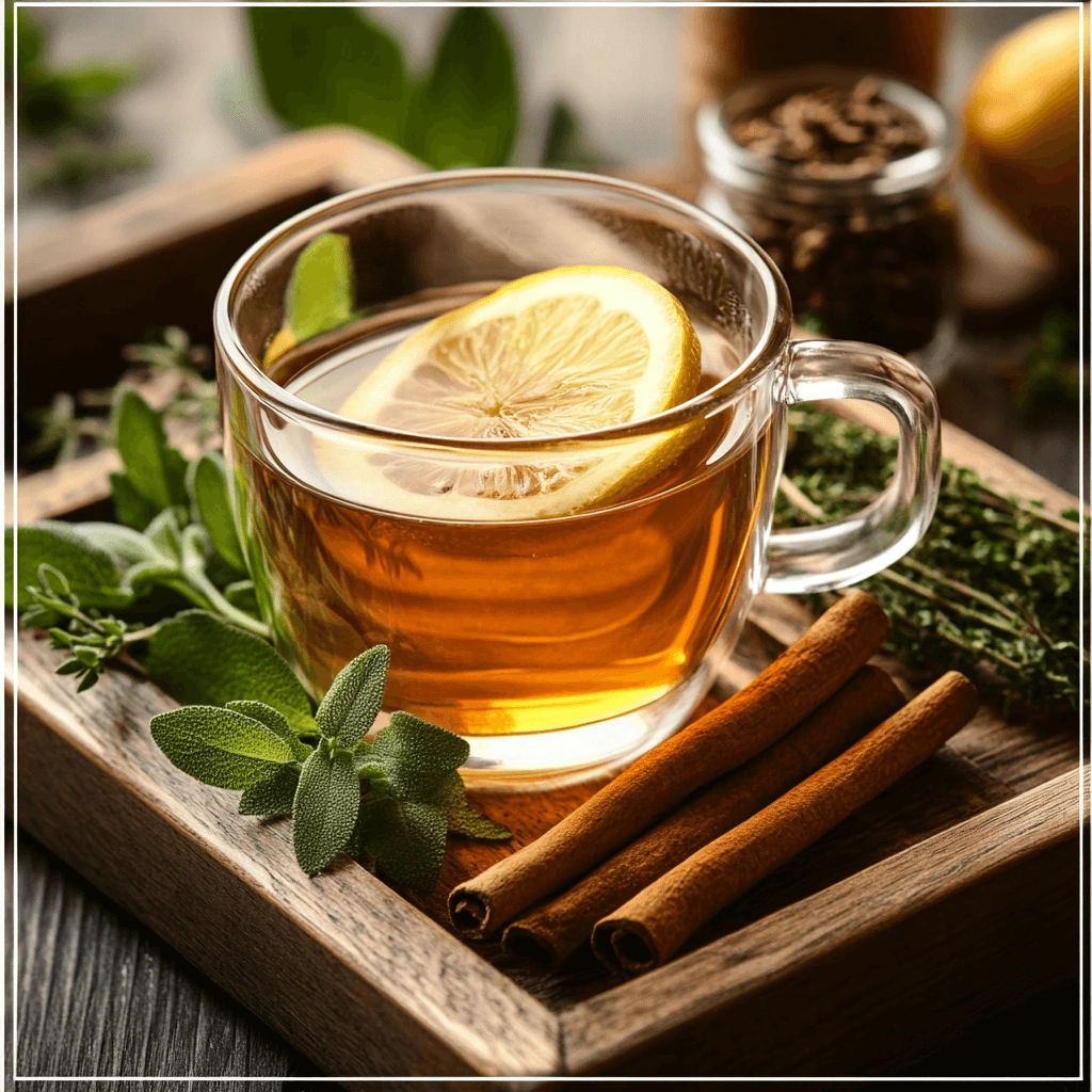 Natural Mounjaro Recipe: Safe and Powerful Weight Loss Guide 14 Served natural Mounjaro herbal tea with fresh ingredients