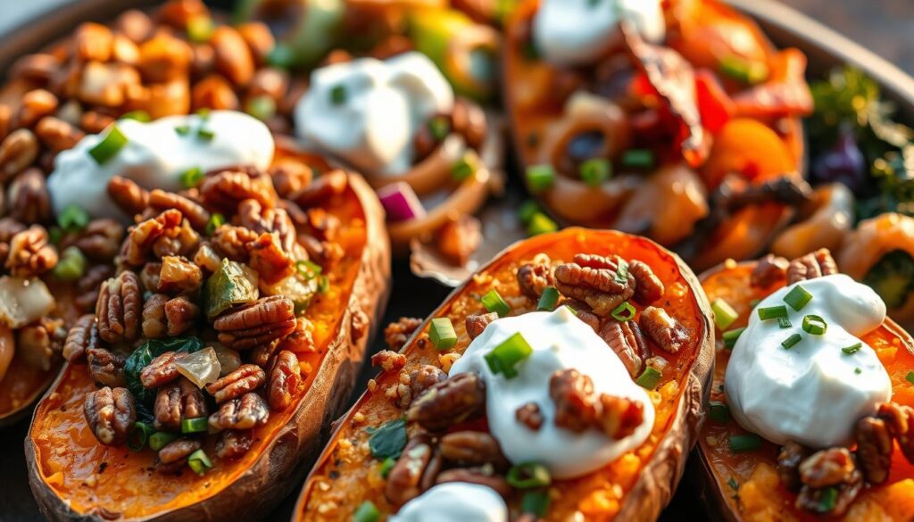 baked sweet potatoes toppings baked sweet potatoes toppings